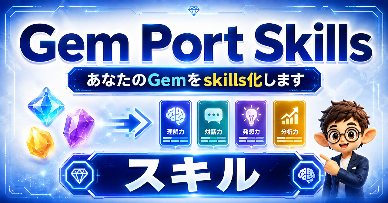 Brain教材 Gem Port Skillsの掲載サムネイル